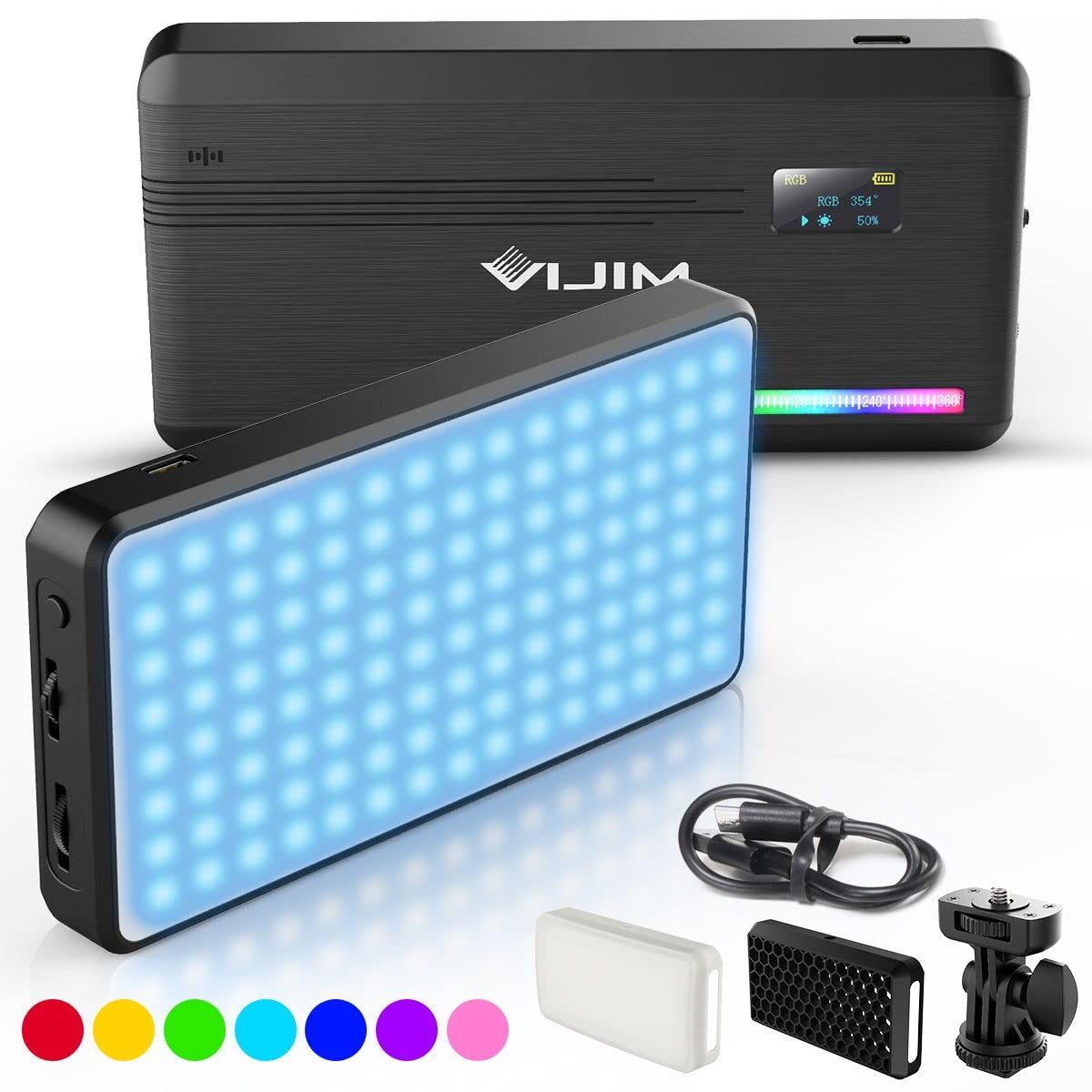 Amazon.co.jp: VIJIM VL196 RGB LEDビデオライト : 家電＆カメラ